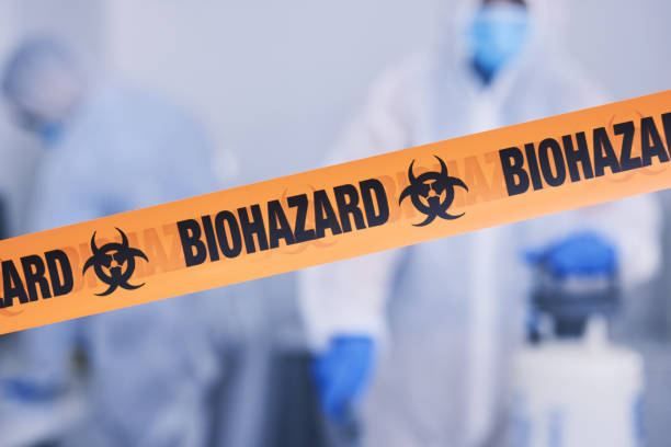 Professional Biohazard Cleanup technician working in Fairview, SD